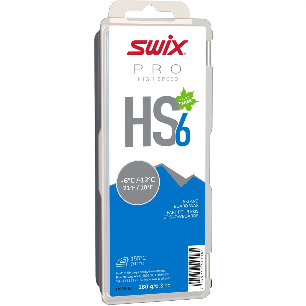 Hs6 Blue (-6°C/-12°C) - 180G Loose (No Lid)  - Hs06-90 1