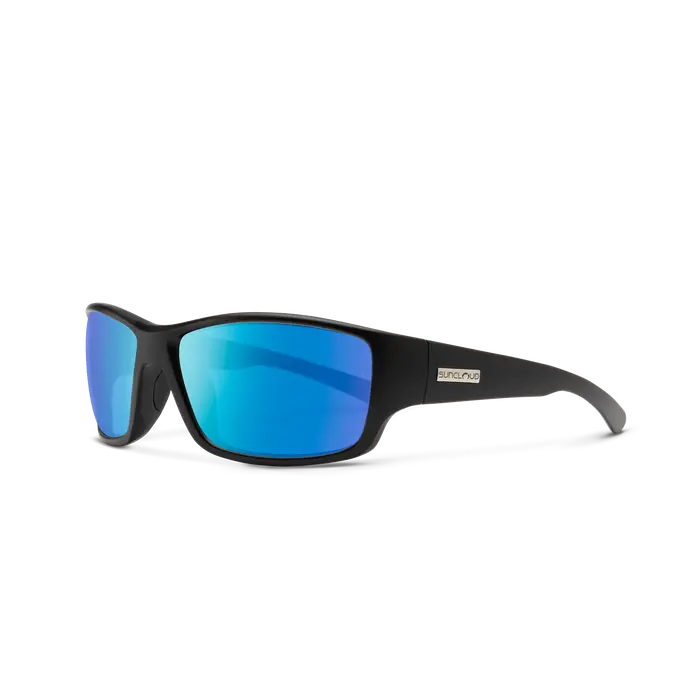 Hull - Matt Black + Polarized Blue Mirror Lenses 1