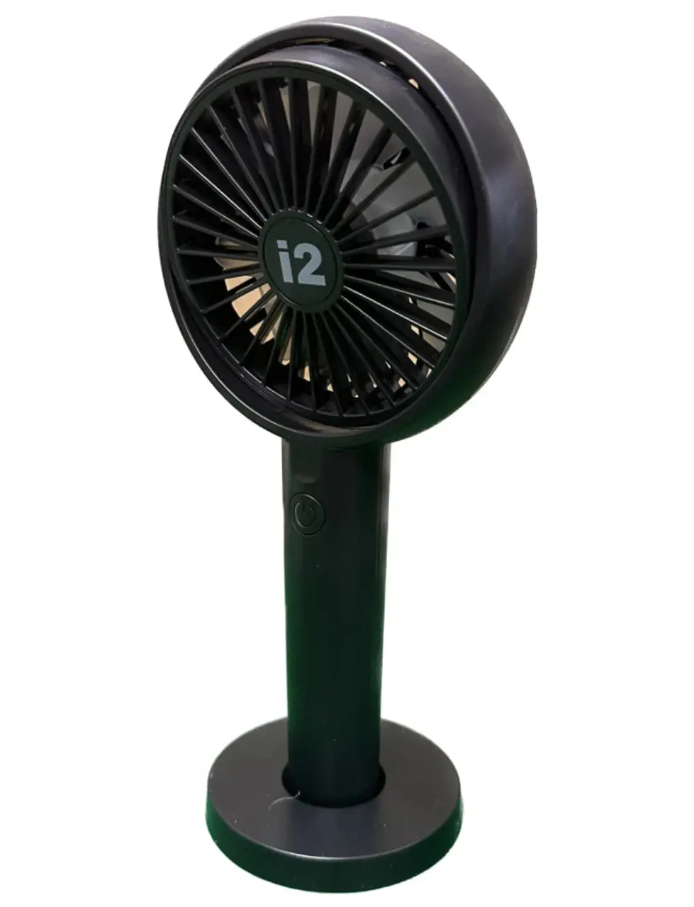 3-Speed Rechargable Fan With Tilt Head - Black 1