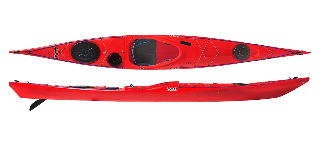 Leo Hv Skeg Kayak - Scarlet 1