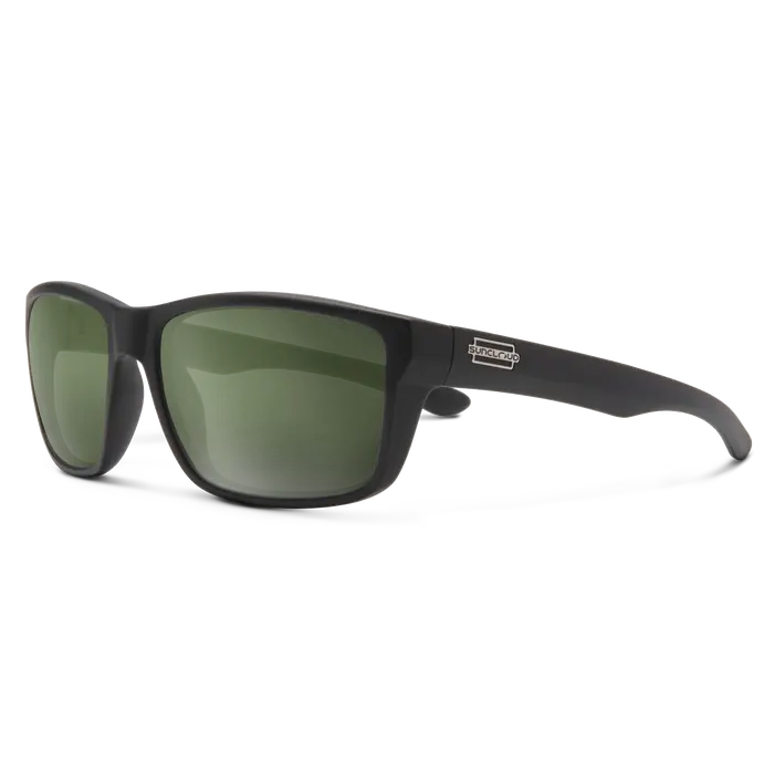 Mayor - Matte Black + Polarized Gray Green Lens 1