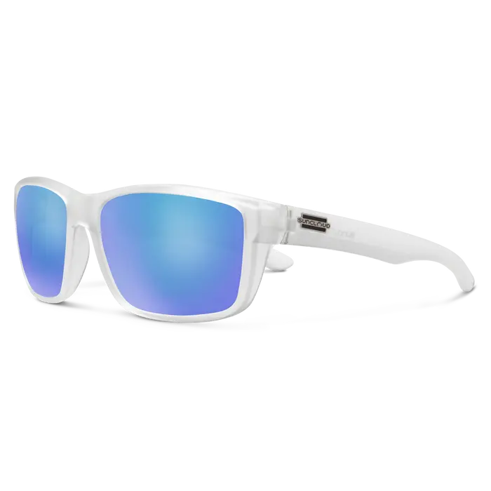 Mayor - Matte Crystal + Polarized Blue Mirror Lens 1