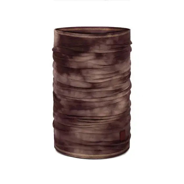 Merino Lightweight Neckwear Natural Tye Dye - Burgundy 1