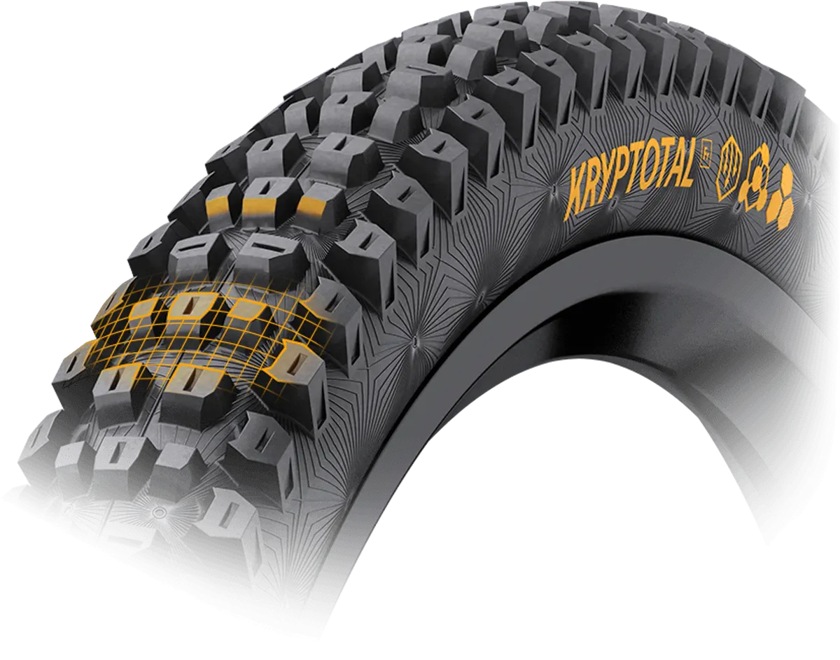 Kryptotal Front Tire - 27.5 X 2.40, Tubeless, Folding, Black, Soft, Enduro Casing, E25 1