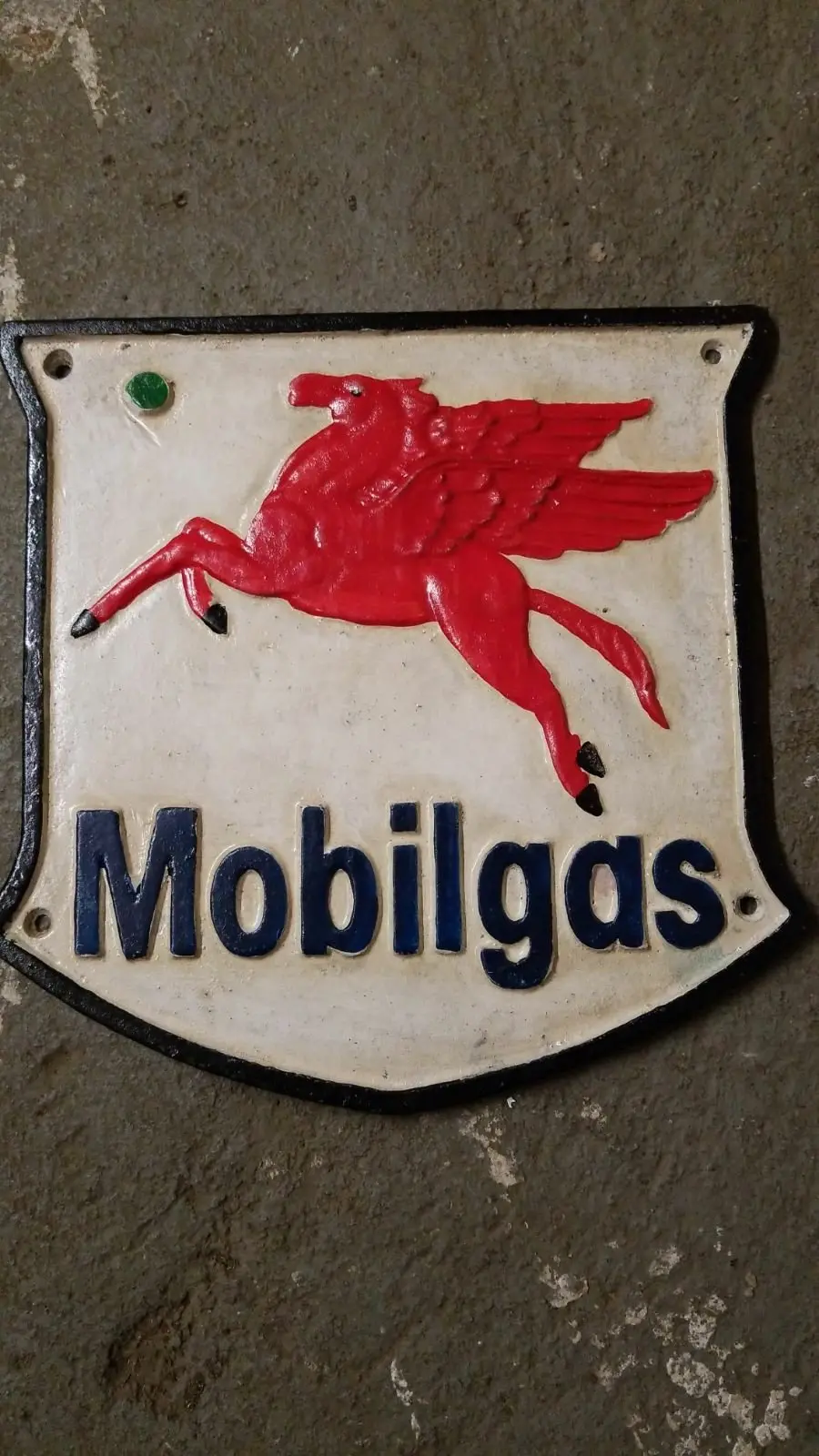 Cast Iron Sign - Pegasus Shield Shape 1