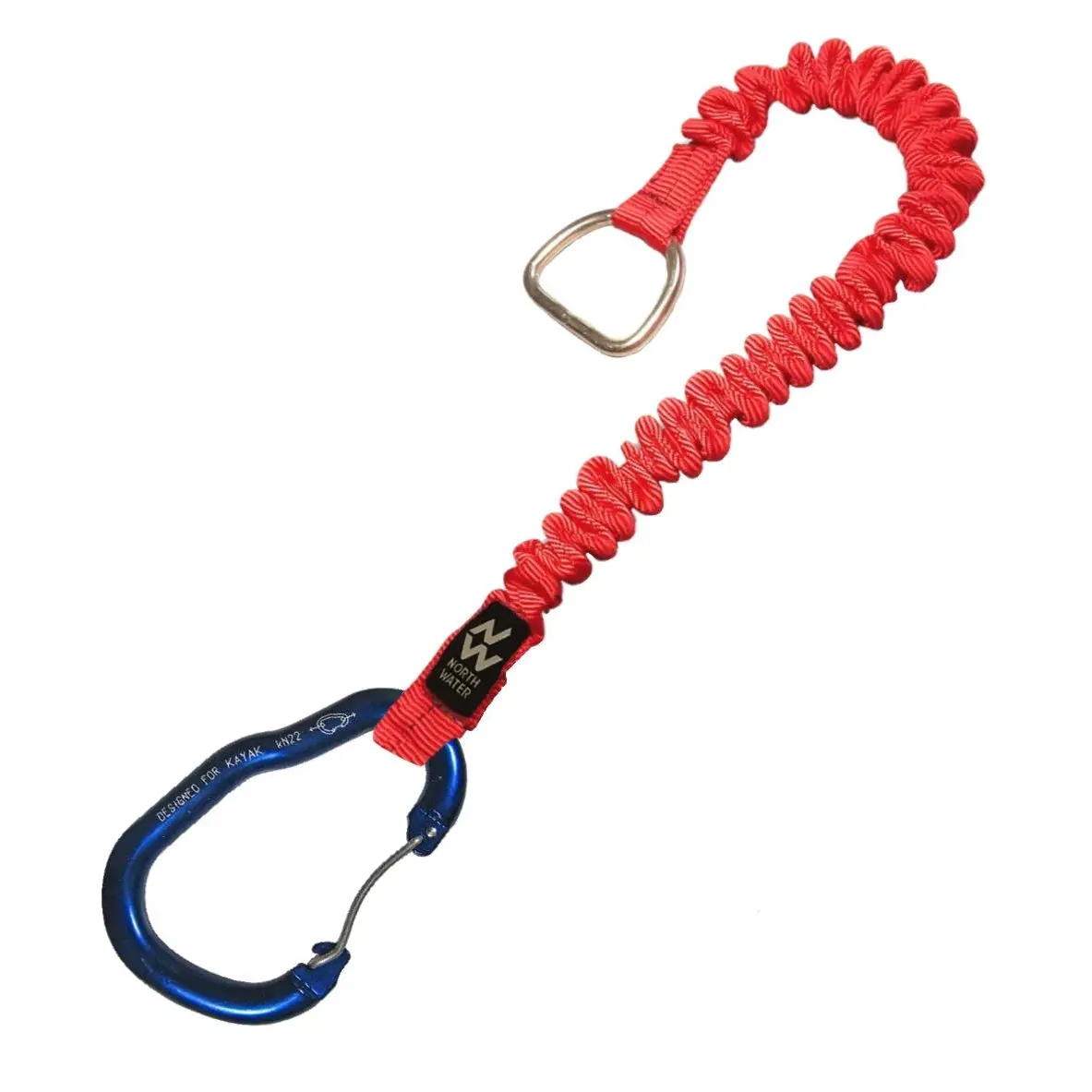 Pig Tail - Paddle Carabiner, Wire Gate  (22Kn), Red 1