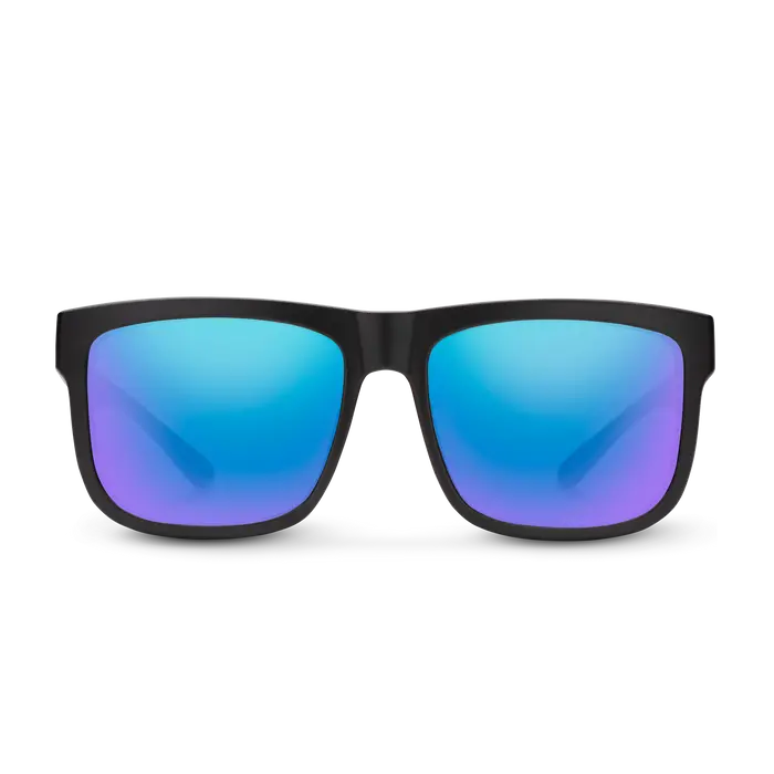 Quiver - Matte Black + Polarized Blue Mirror Lens 2