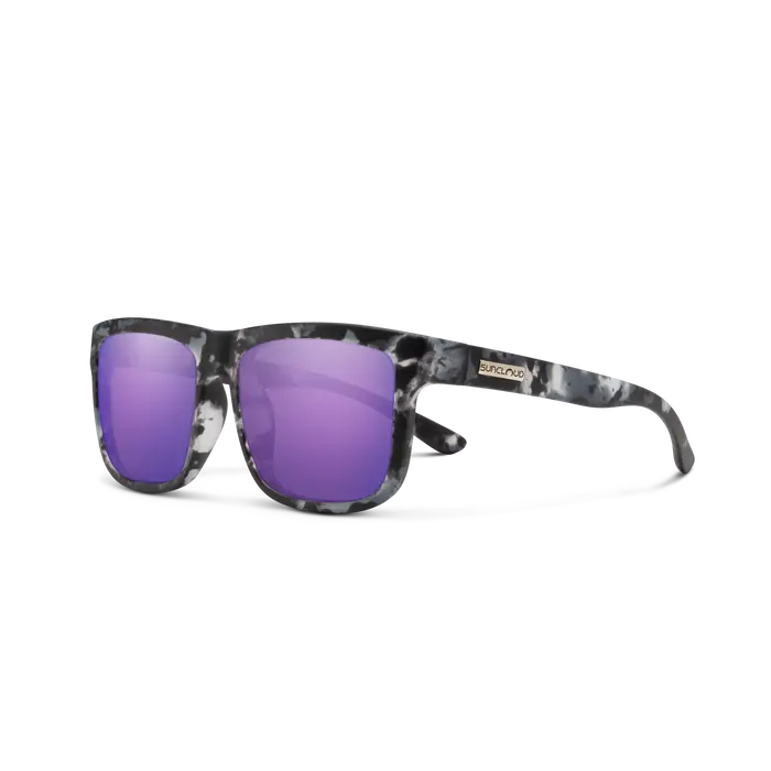 Quiver - Matte Ice Tortoise + Polar Purple Mirror Lens 1
