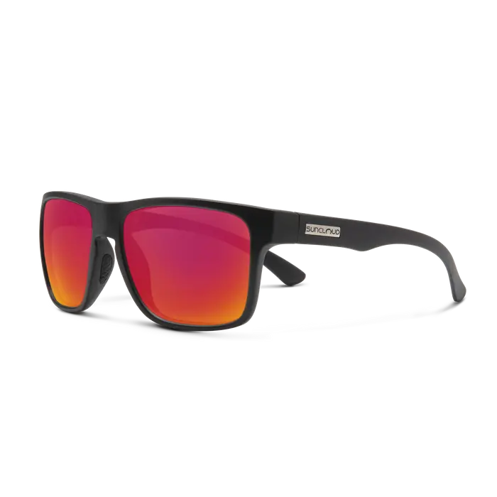 Rambler - Matte Black + Polarized Red Mirror Lens 1