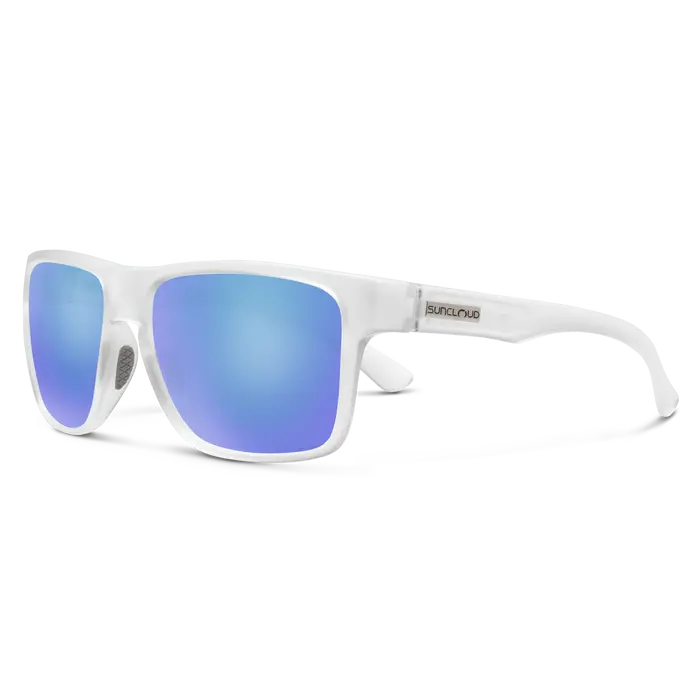 Rambler - Matte Crystal + Polarized Blue Mirror Lens 1