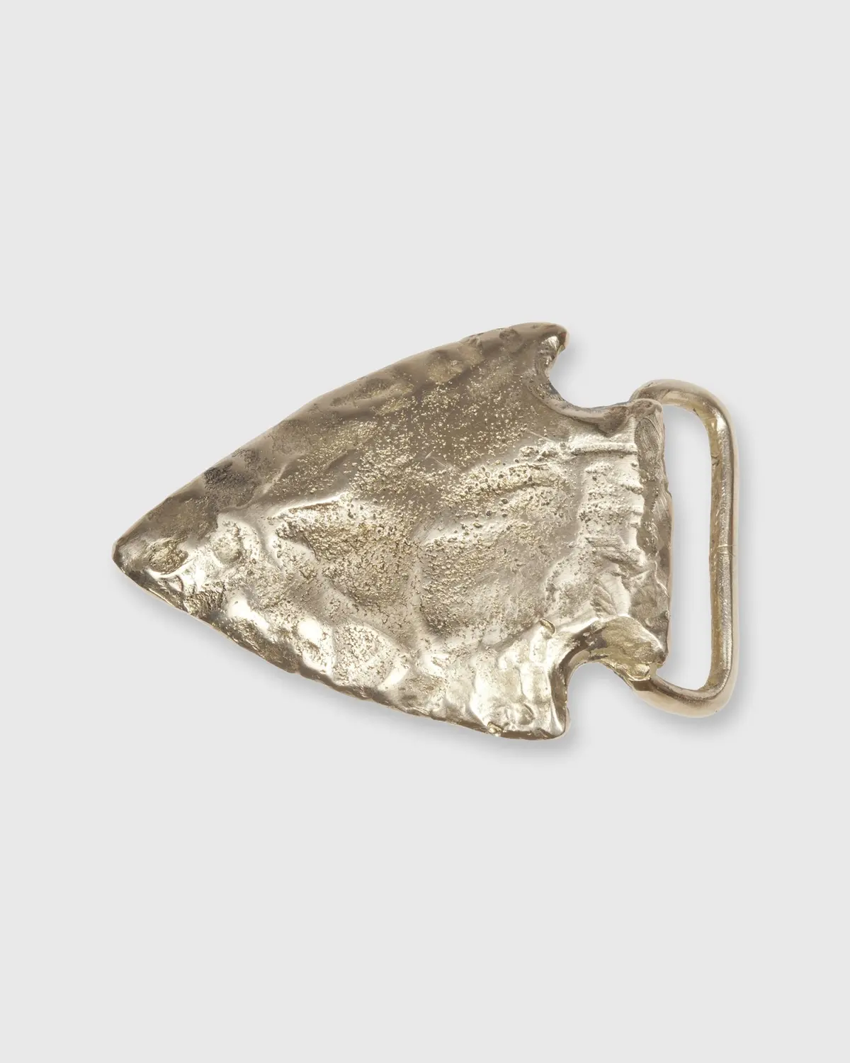 Arrowhead Belt Buckle In Brass 1