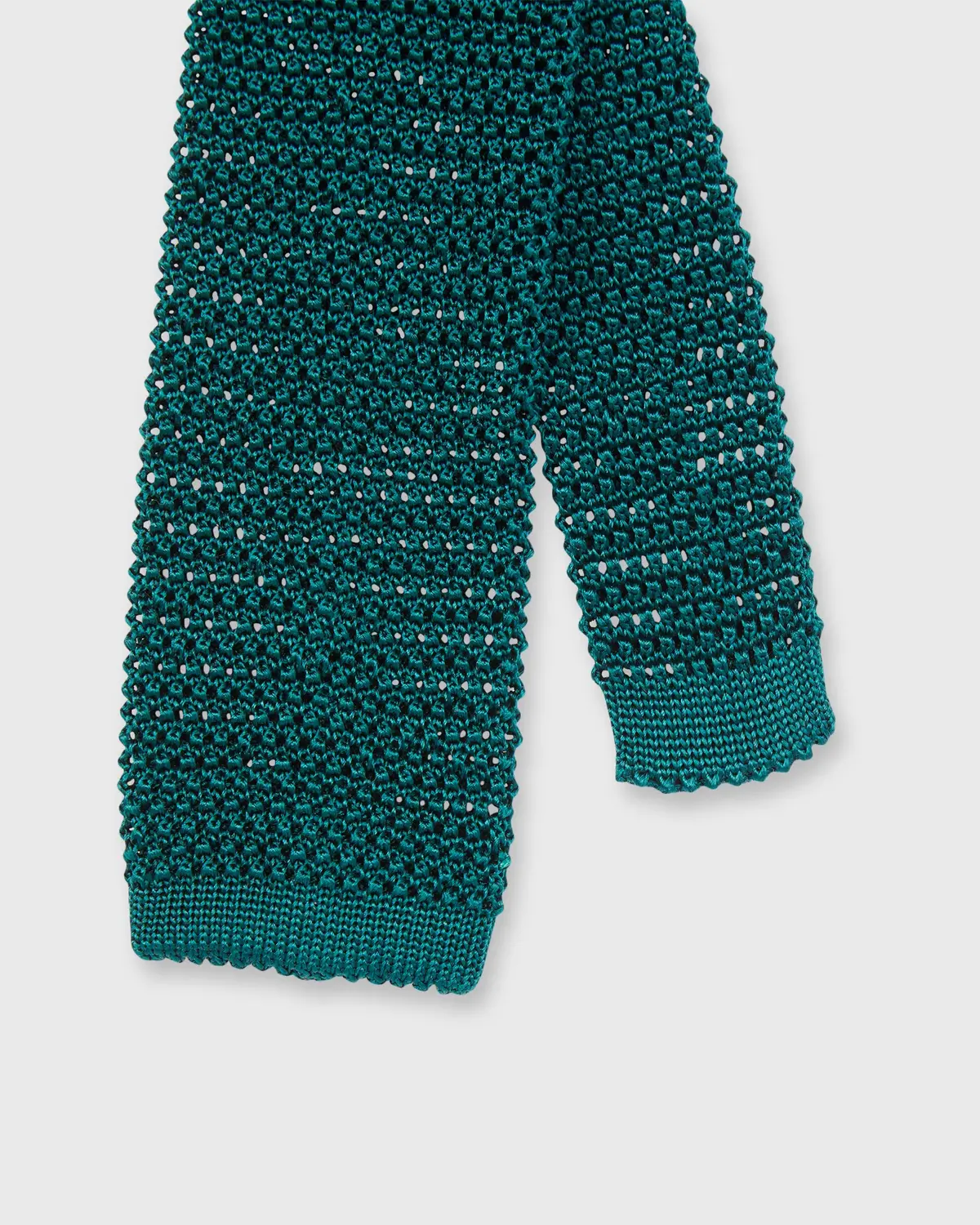 Silk Knit Tie In Spruce 1