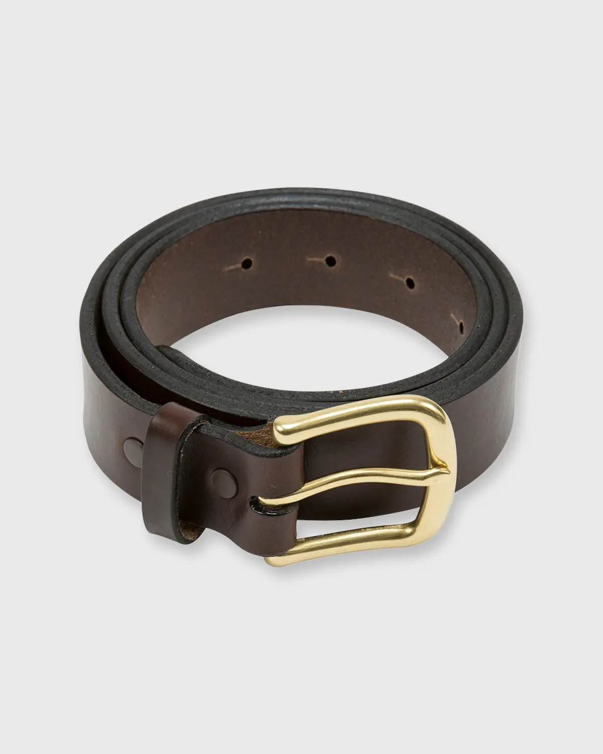 1.25" Belt In Chocolate Oil Pull-Up 1