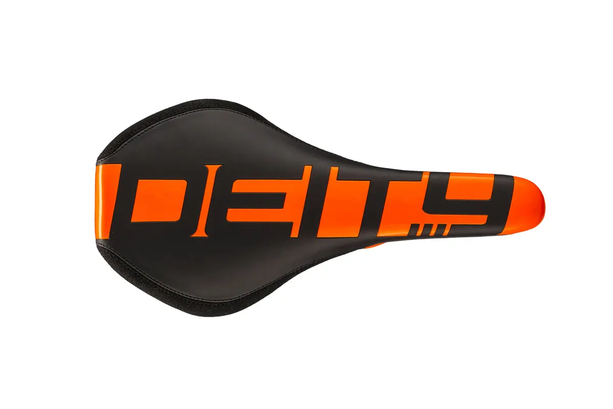 Speedtrap Saddle - Cr-Mo Railed - Orange 1