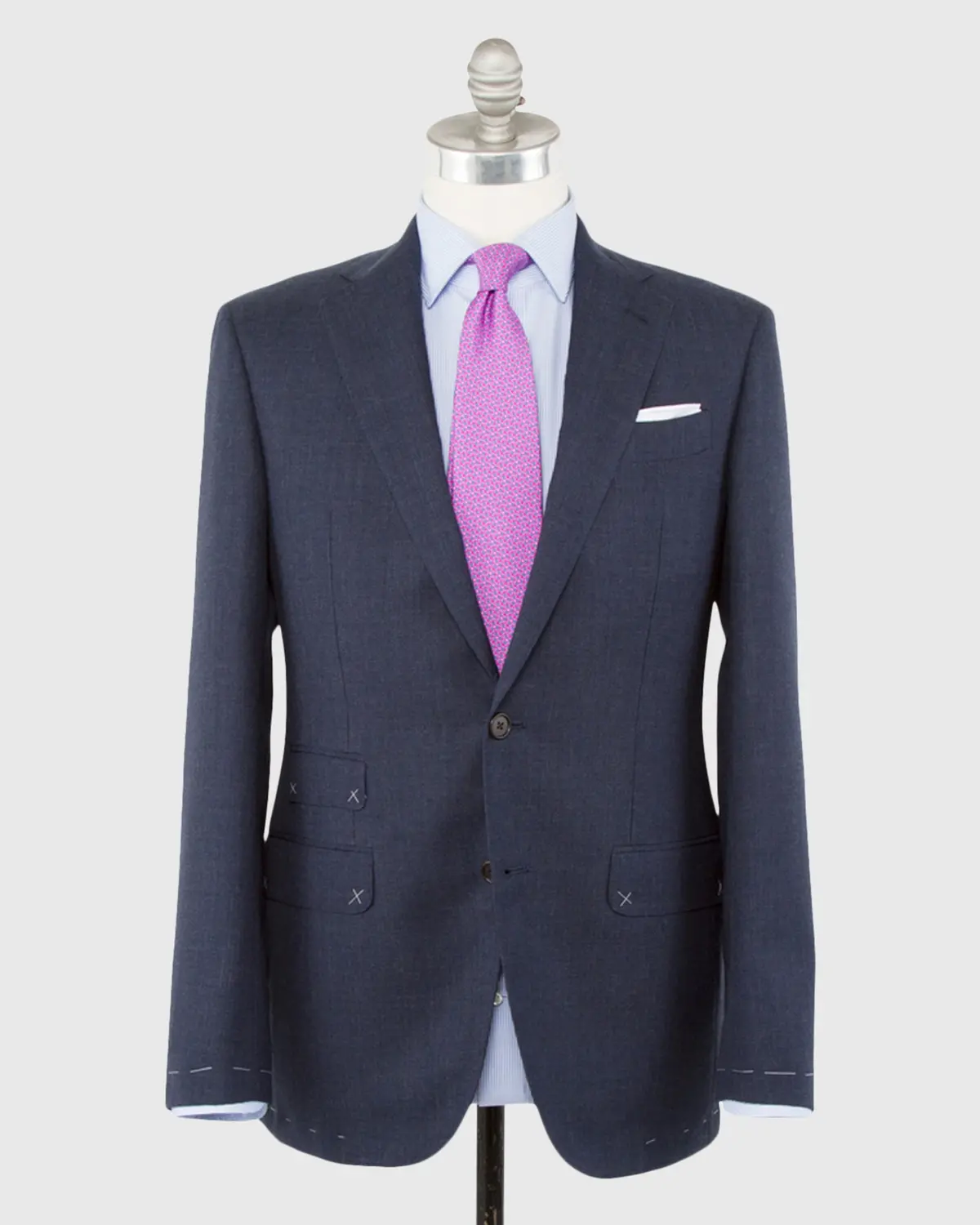 Kincaid No. 3 Suit In Air Force Blue High-Twist 1