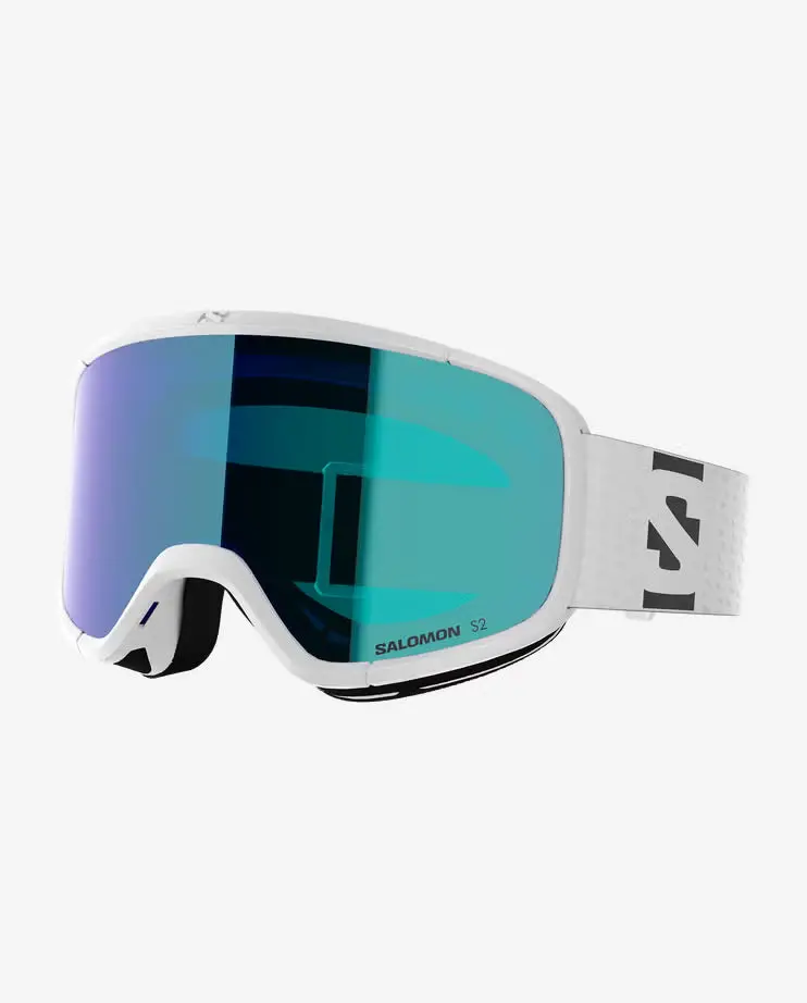 Aksium 2.0 Goggles (Unisex) - White W/ Mid Blue Lens 1