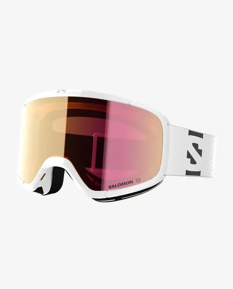 Lumi Ski Goggles (Junior) - White W/ Ruby Lens 1