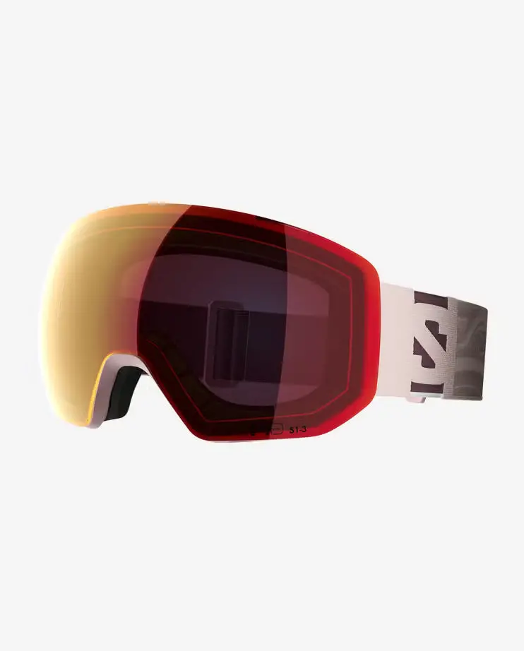 Radium Pro S Sigma Photo Goggles (Unisex) - Heavenly Pink W/ Sigma Photochromic Poppy Red Lens 1