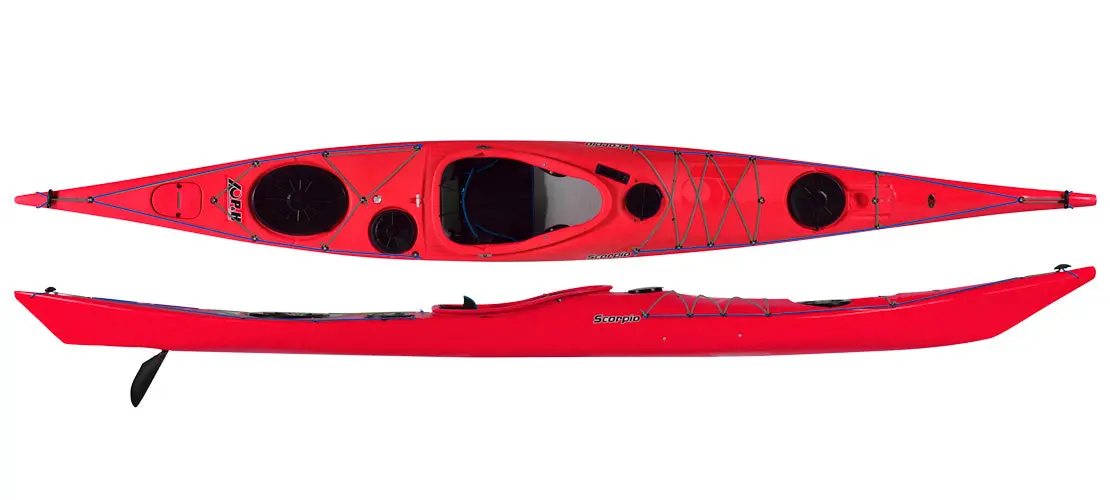 Scorpio Ii Hv Skeg Kayak - Scarlet 1
