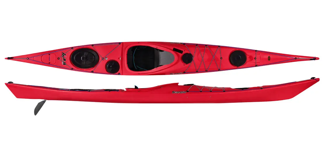 Scorpio Ii Mv Skeg Kayak - Scarlet 1