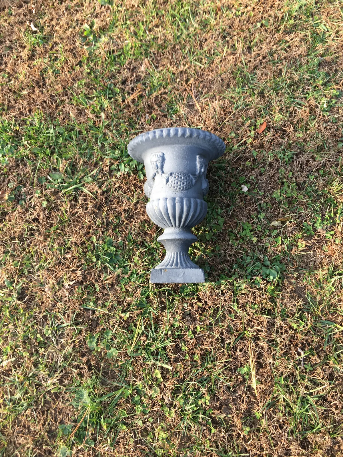 Cast Iron Short Urn 1