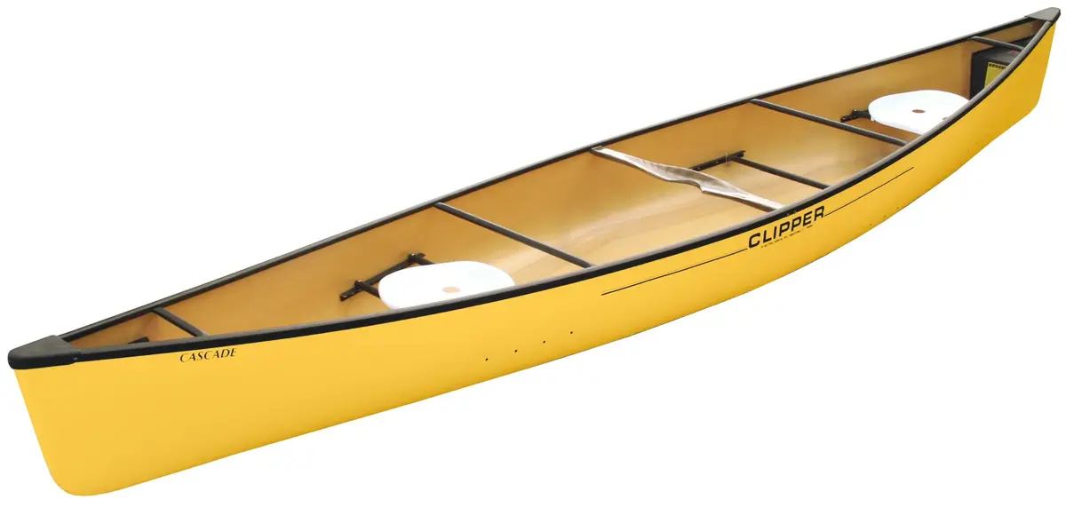 Cascade 16'8" Canoe - Kevlar - Yellow 1