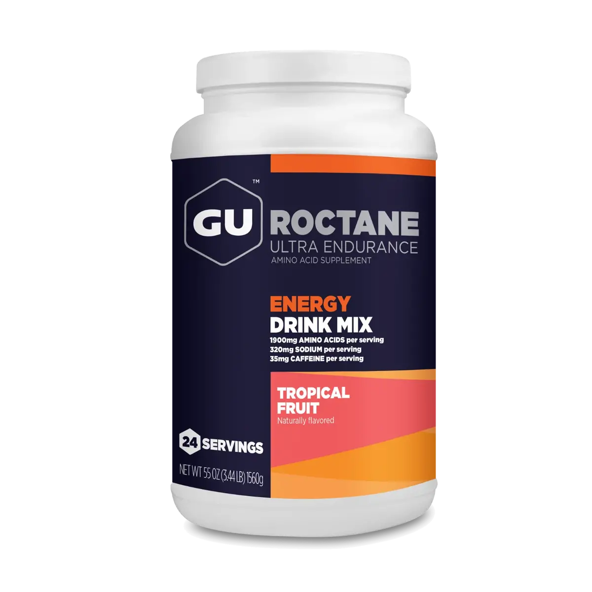 Roctane Energy & Hydration Drink Mix + Caffeine - Tropical Fruit 1