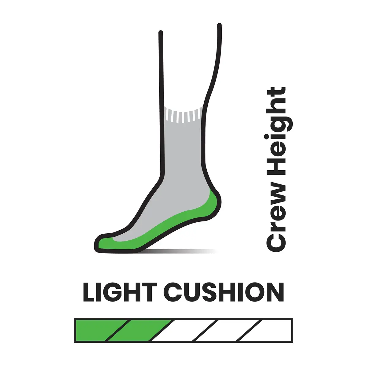 Hike Light Cushion Striped Crew Socks (Kids') - Sw001693 - Past Season 4
