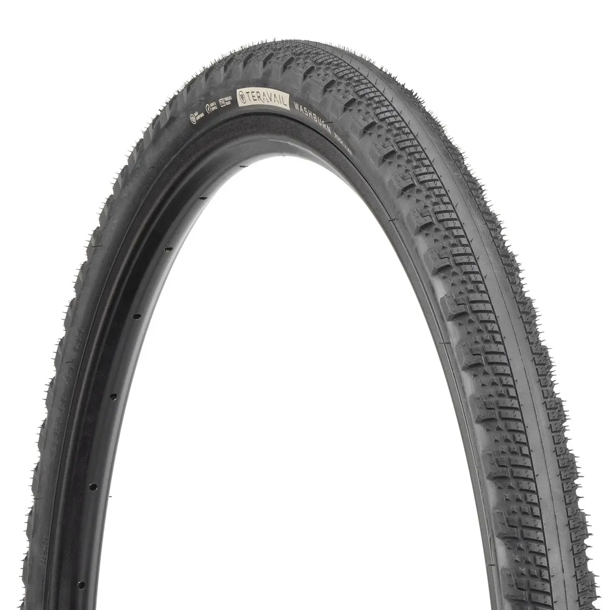 Washburn Tire - 700 X 38, Folding, Black 1