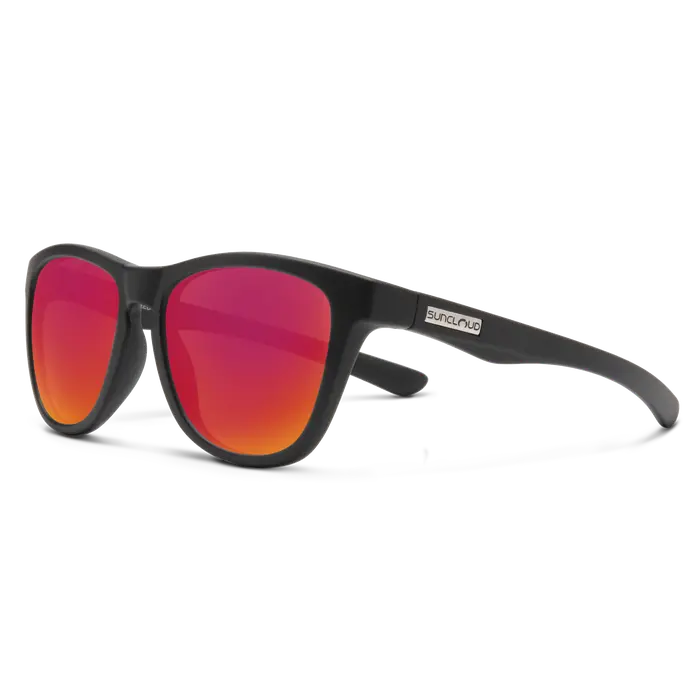 Topsail - Matte Black + Polarized Red Mirror Lenses 1