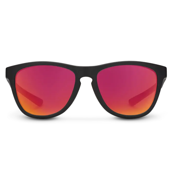Topsail - Matte Black + Polarized Red Mirror Lenses 2