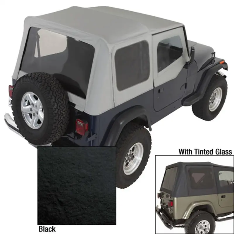 Rugged Ridge S-Top Door Skins With Black-Tinted Windows For 1988–1995 Jeep Wrangler Yj 1