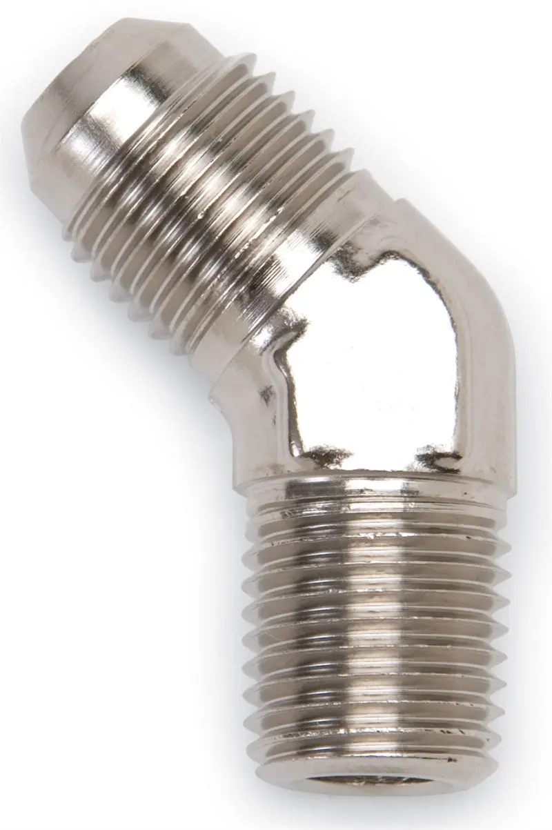 Russell Performance –3 An To 1/8″ Npt 45° Flare Adapter For Fuel Or Brake Lines 1