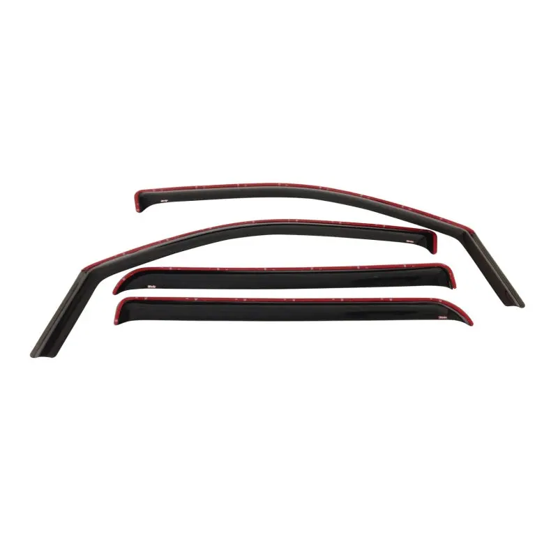 Westin Wade In-Channel Wind Deflector Kit (Smoke) For 2014–2018 Chevy Silverado 1500 Crew Cab 1