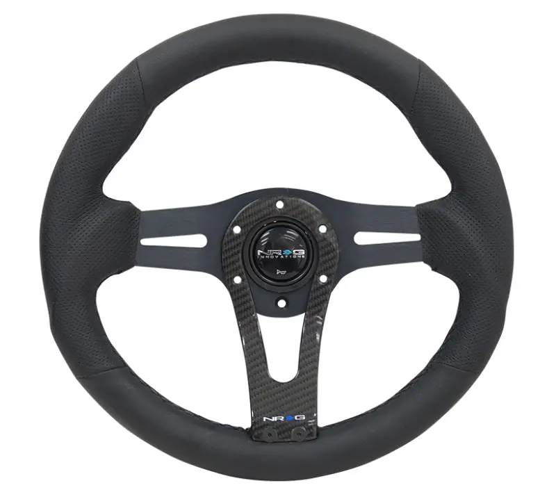 Nrg Reinforced Steering Wheel (320Mm) W/Carbon Center Spoke 1