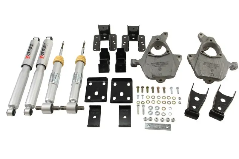 Belltech Lowering Kit For 2014 Chevy/Gmc Silverado & Sierra 2Wd – 2" Front / 4" Rear With Shocks 1