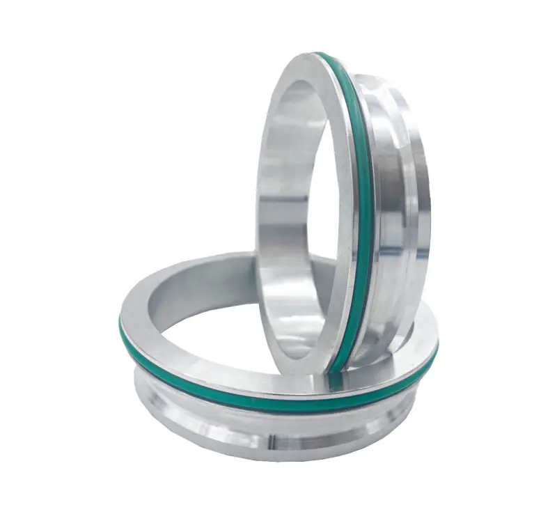 Granatelli Aluminum Dual Seal Clamp 3.0In Weld-On Ferrule Set 1