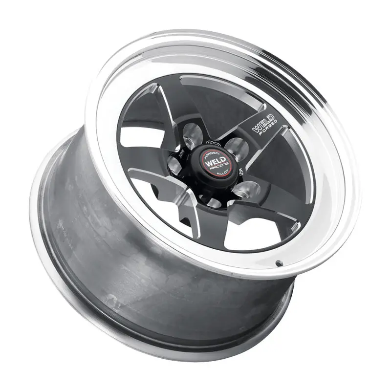 Weld S71 Medium-Pad Black Alloy Wheel: 15X9", 5X4.5", 6.5" Backspace — Non-Beadlock 2