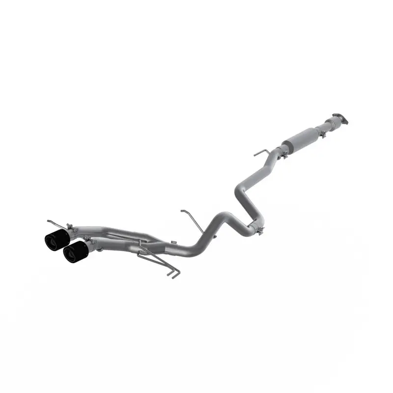 Mbrp Dual-Exit Cat-Back Exhaust System For 2013–2018 Hyundai Veloster Turbo – T409 Stainless Steel, 2.5" Diameter, Carbon Fiber Tips 1