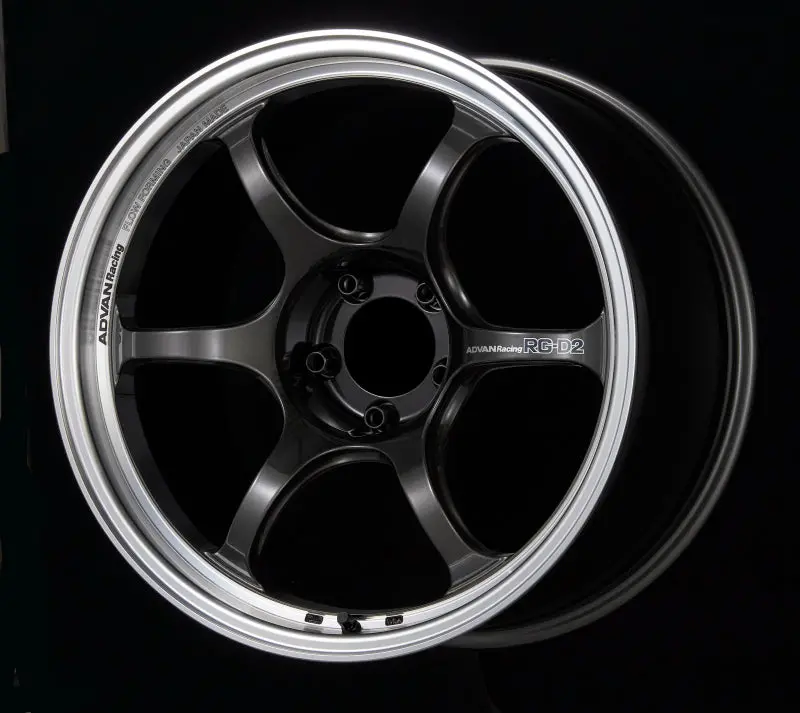 Advan Rg-D2 18X9.5 Inch Gunmetallic Machined Wheel – 5X114.3, +35 Offset 1