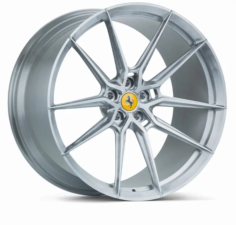 Vossen X Novitec Nf9 20X9In - 5X114.3 Bp - Et35 - Brushed Gloss Clear Ferrari 488 / F8 Front Wheel 1