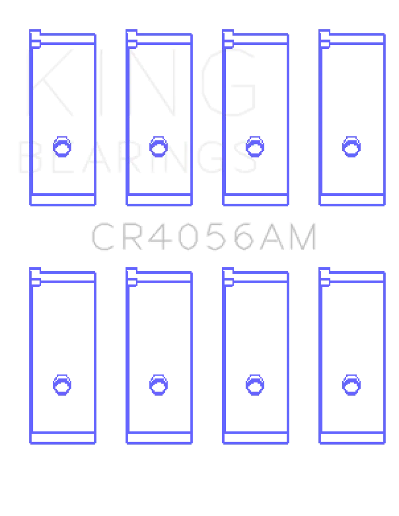 King Standard-Size Rod Bearing Set For Suzuki G15A, G16A, And G16B Engines 1
