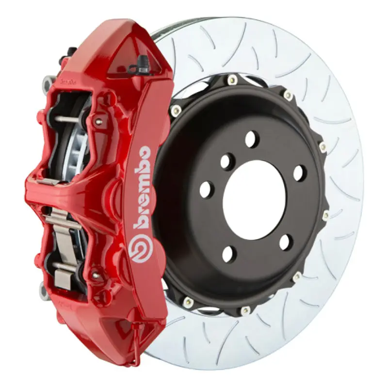 Brembo Gt Big Brake Kit — Front, 6-Piston Calipers, 380×32Mm Slotted 2-Piece Rotors, Red Finish, Fits 2012–2019 Range Rover Evoque 1