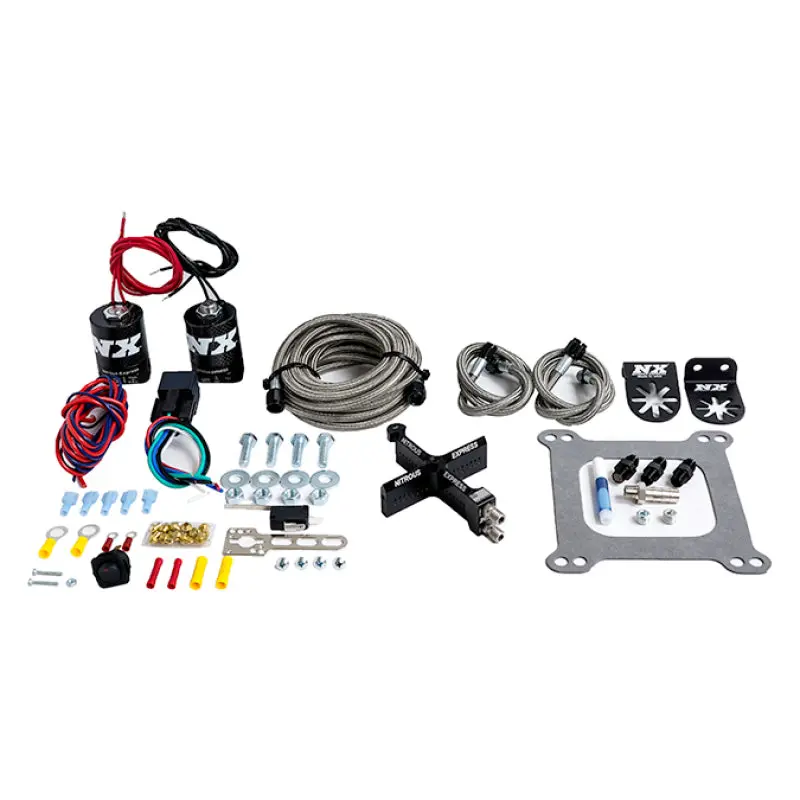 Nitrous Express Covert Crossbar Plate System – Stage 6, 50–300 Hp, 4150-Style (No Bottle Included) 1