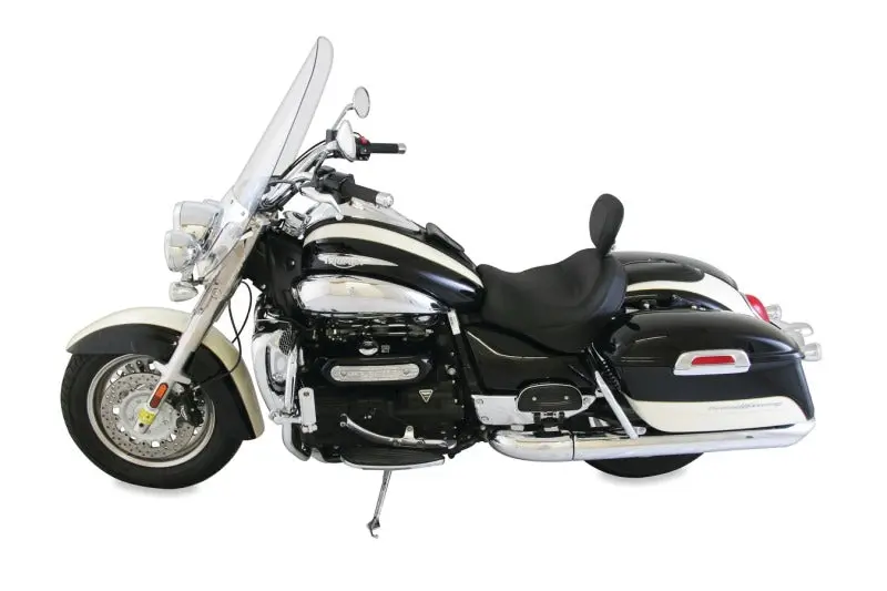 Mustang Triumph Rocket Iii Touring Dual-Piece Seat – Fits 2008–2018, Includes Driver Backrest, Black 2