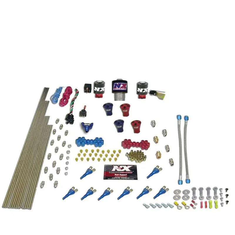 Nitrous Express Shark Dual-Stage Nitrous System With 16-Port Rails – 200 To 1200 Hp (Bottle Not Included) 1