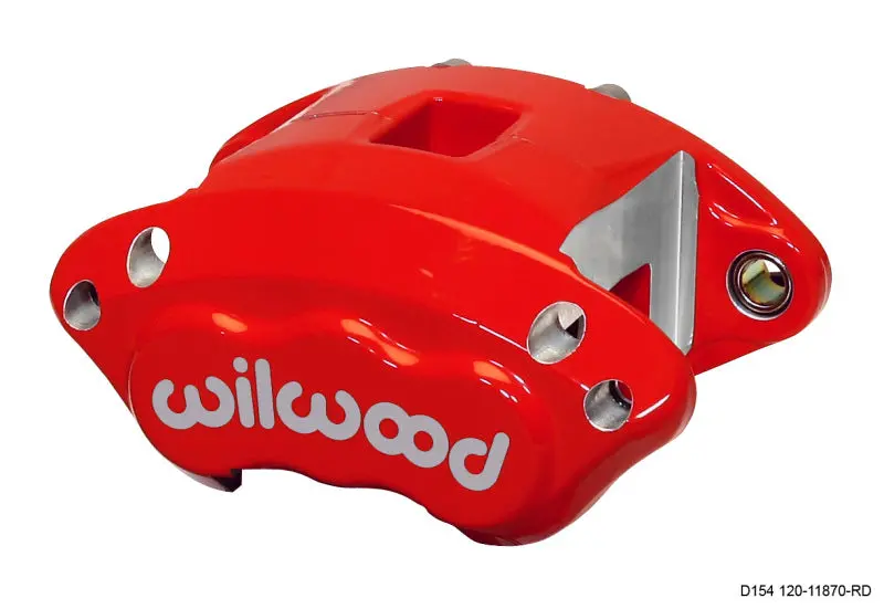 Wilwood D154 Red Caliper – 2.50" Piston, 1.04" Disc Thickness 1