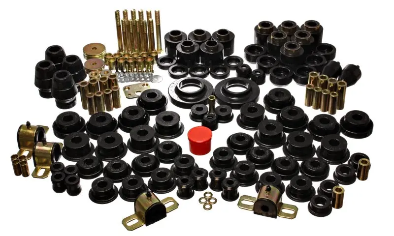 Energy Suspension Hyper-Flex Master Bushing Kit – Black, For 1997–2006 Jeep Wrangler Tj With 1" Body Lift 1