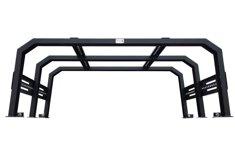 Fishbone Offroad Full-Tackle Bed Rack For Jeep Gladiator – Black Powder-Coated Steel 1