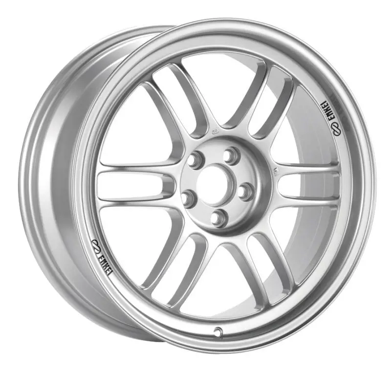 Enkei Rpf1 Silver Alloy Wheel: 18X9.5", 5X114.3, 38Mm Offset, 73Mm Bore — Fits 350Z/G35 1
